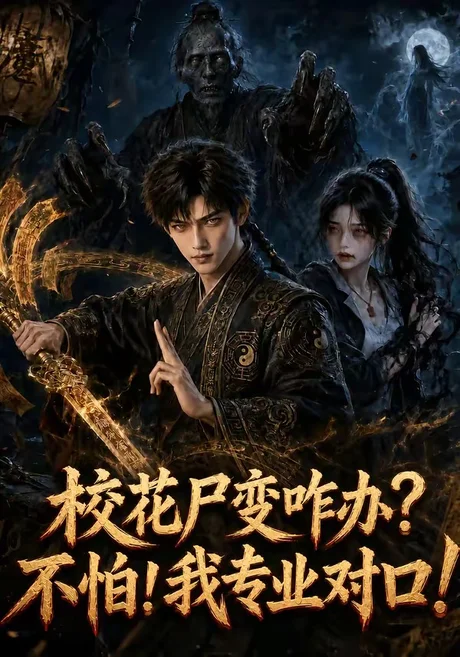 《校花尸变咋办？不怕！我专业对口！（116集）AI短剧 (2026)》短剧封面