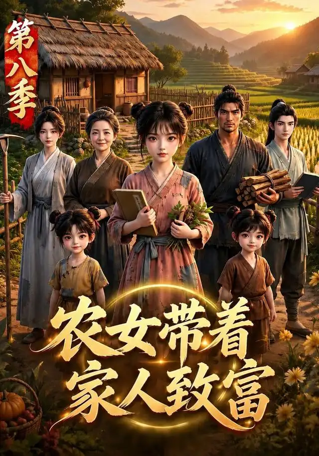 《农女带着家人致富第八季(112集)(夸克网盘)》短剧封面