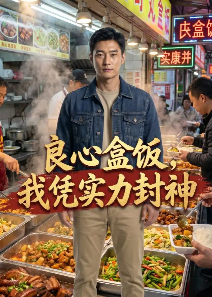 《良心盒饭，我凭实力封神（67集）（夸克网盘）》短剧封面