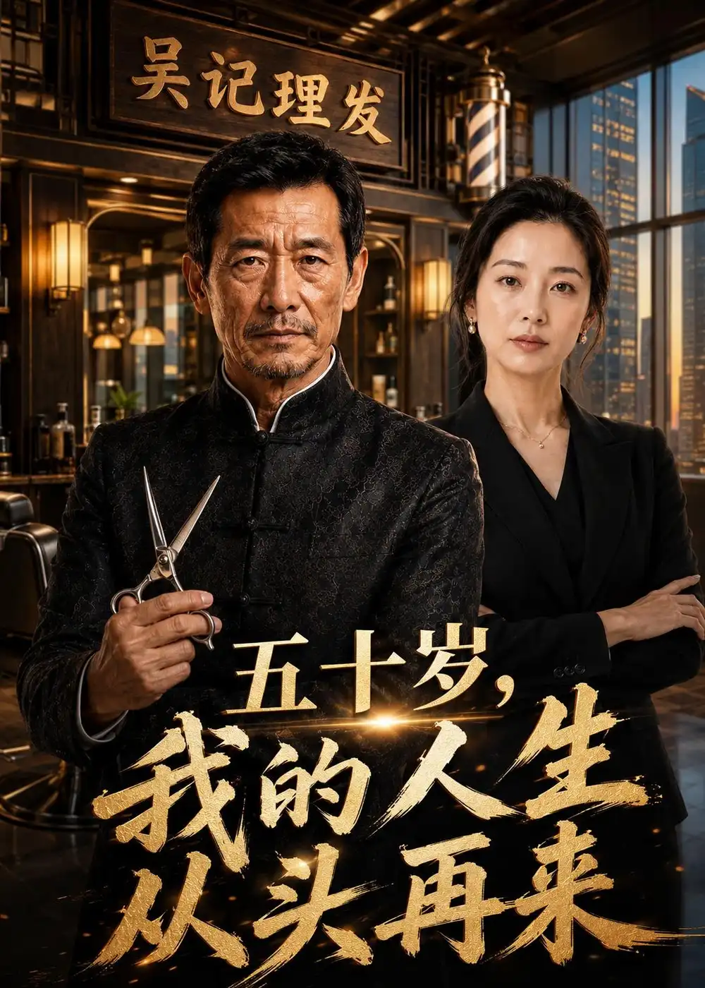 《五十岁,我的人生从头再来(39集)AI短剧(夸克网盘)》短剧封面