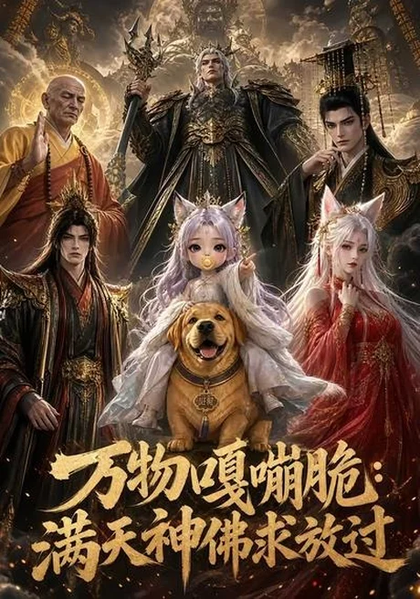 《万物嘎嘣脆：满天神佛求放过（78集）（夸克网盘）》短剧封面