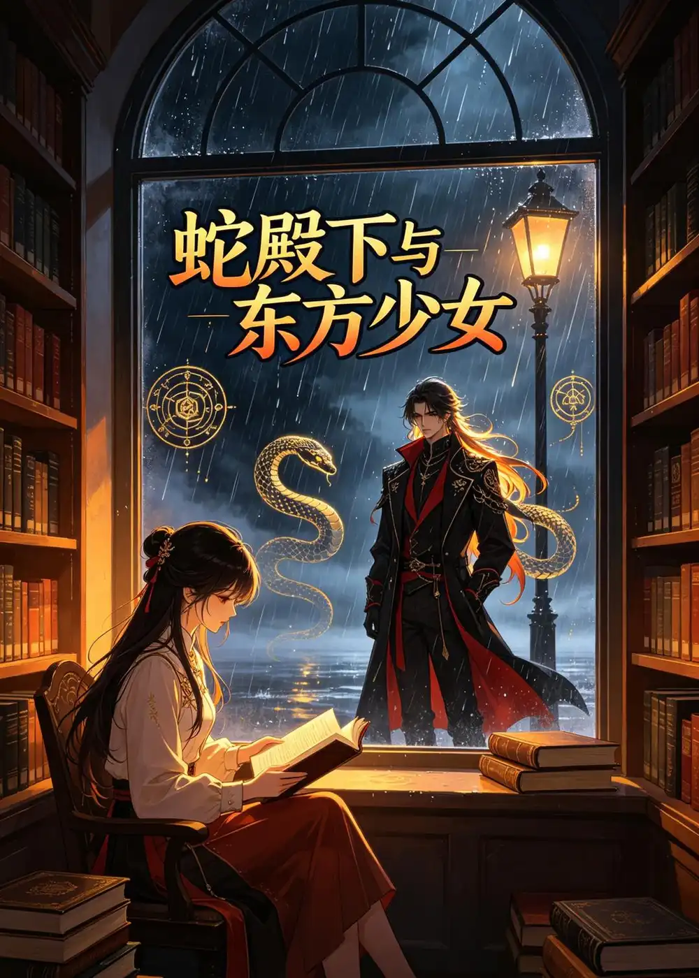 《蛇殿下与东方少女(55集)(夸克网盘)》短剧封面