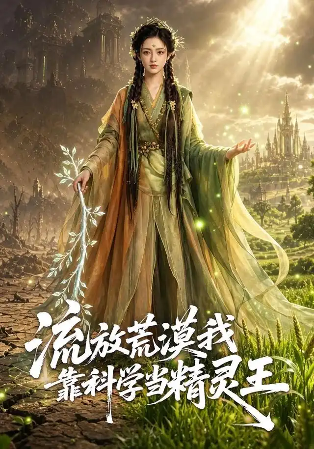 《流放荒漠我靠科学当精灵王（70集）（夸克网盘）》短剧封面