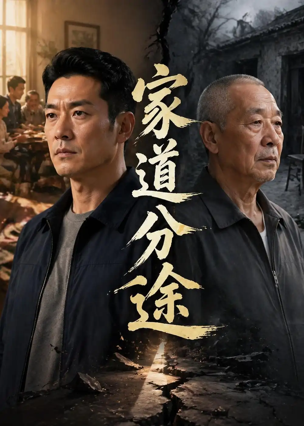 《家道分途（29集）AI短剧（夸克网盘）》短剧封面