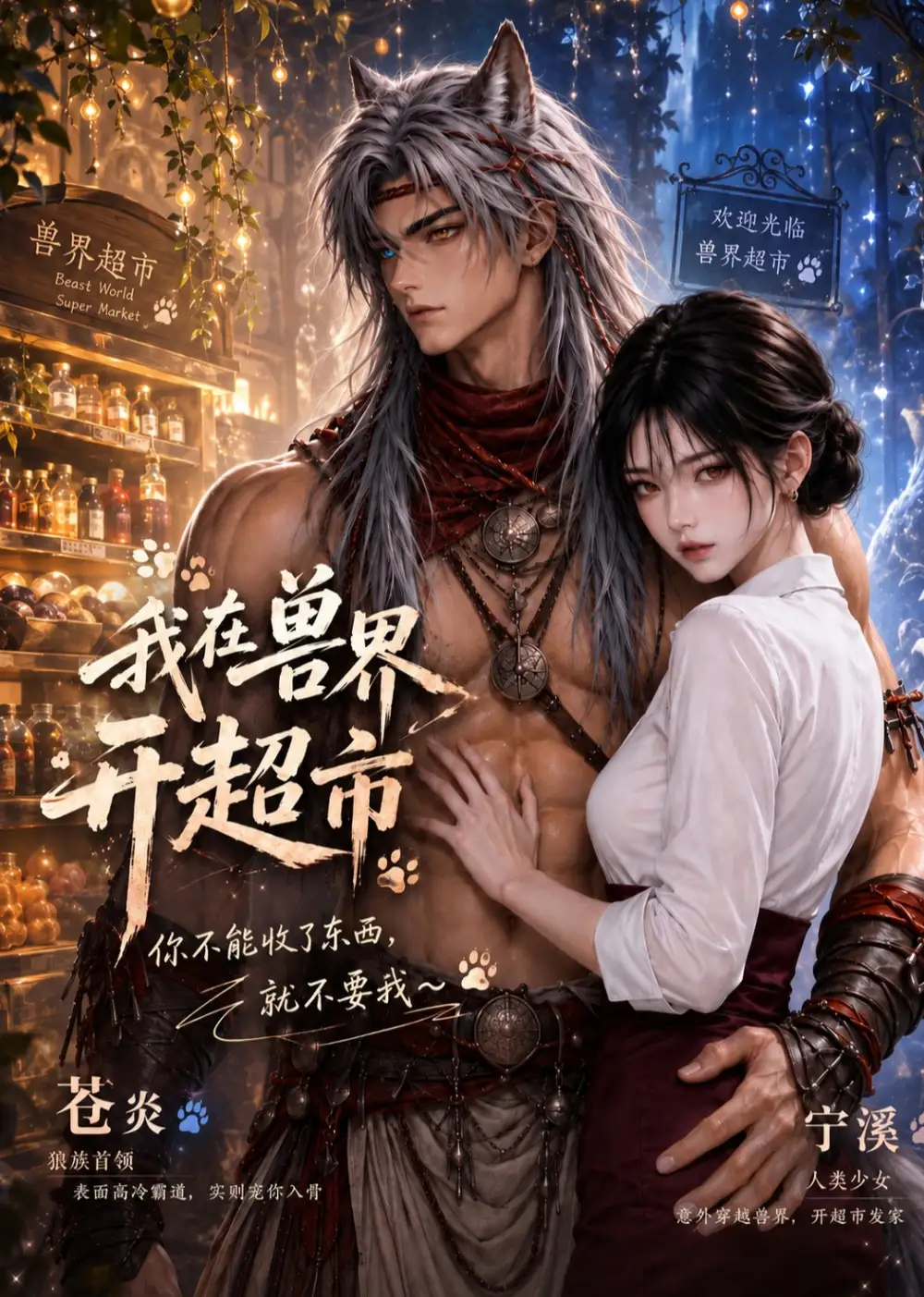 《我在兽界开超市（45集）（夸克网盘）》短剧封面