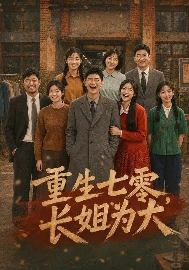 《重生七零，长姐为大（98集）AI短剧 (2026)》短剧封面