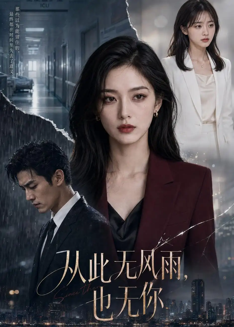 《从此无风雨，也无你（58集）AI短剧（夸克网盘）》短剧封面