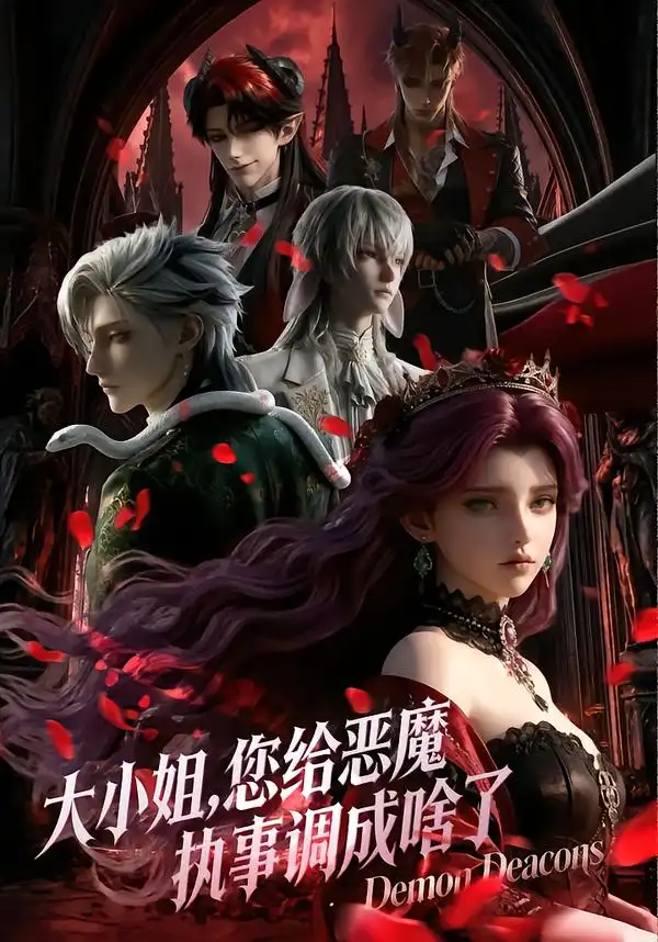 《大小姐，您给恶魔执事调成啥了（31集）动漫（夸克网盘）》短剧封面