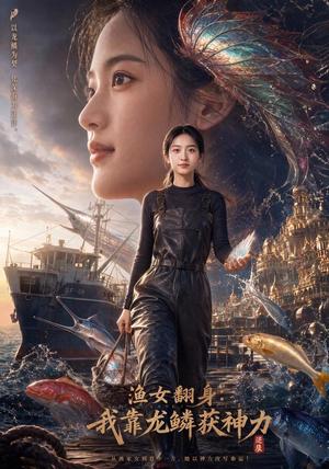 渔女翻身：我靠龙鳞获神力（115集）AI短剧（夸克网盘）封面