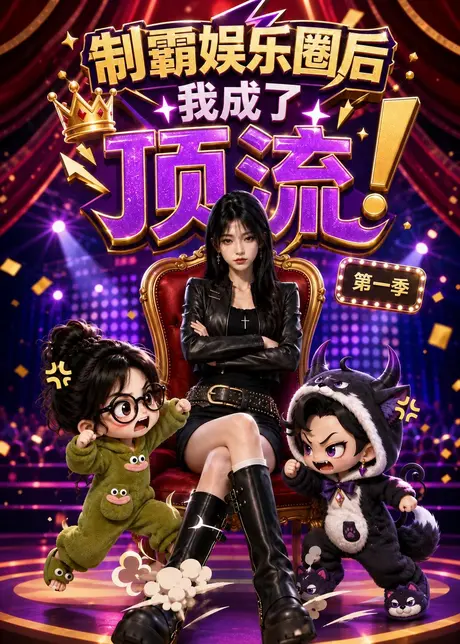 《制霸娱乐圈后我成了顶流!第一季(122集)(夸克网盘)》短剧封面
