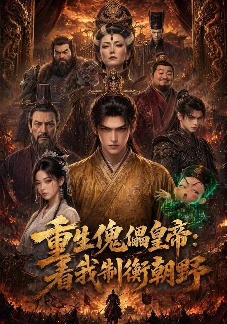 《重生傀儡皇帝:看我制衡朝野(60集)(夸克网盘)》短剧封面