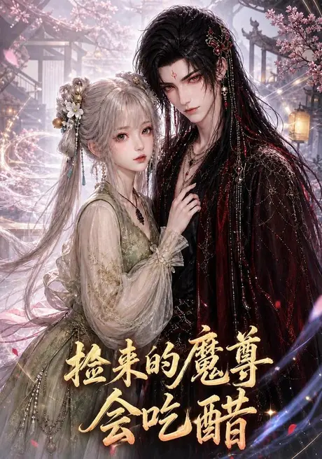 《捡来的魔尊会吃醋（38集）（百度网盘）》短剧封面
