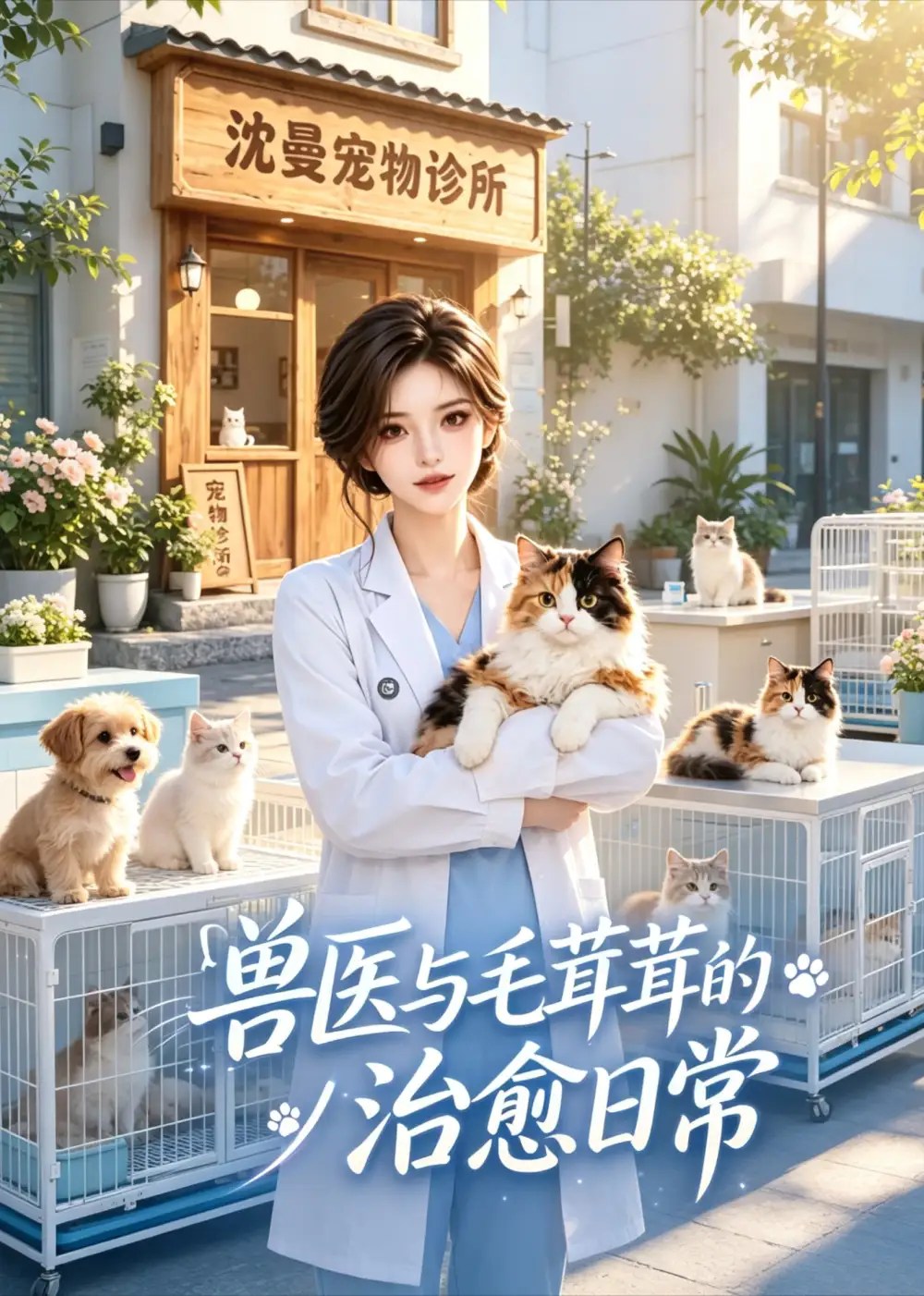 《兽医与毛茸茸的治愈日常（33集）（夸克网盘）》短剧封面