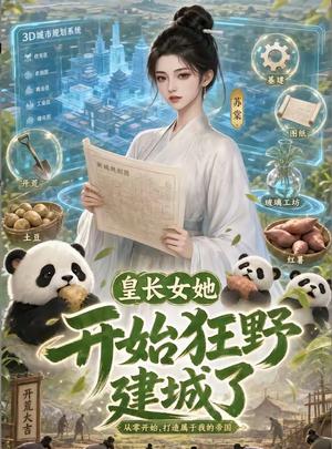 皇长女她开始狂野建城了 《皇长女她开始狂野建城了》短剧封面