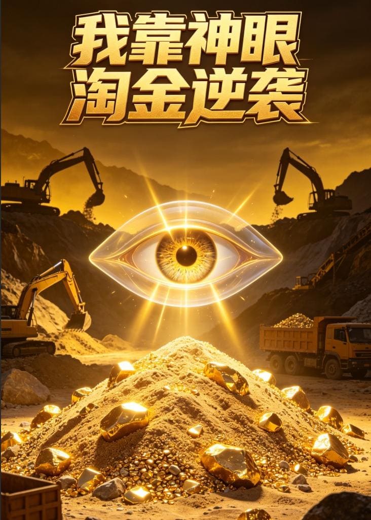 《我靠神眼淘金逆袭（72集）徐浩&陈汶汐（百度网盘）》短剧封面