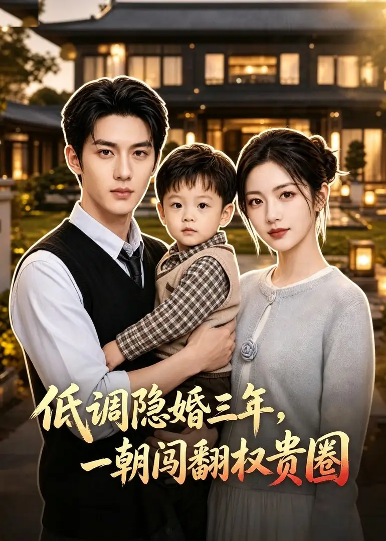 《低调隐婚三年，一朝闯翻权贵圈（34集）（夸克网盘）》短剧封面