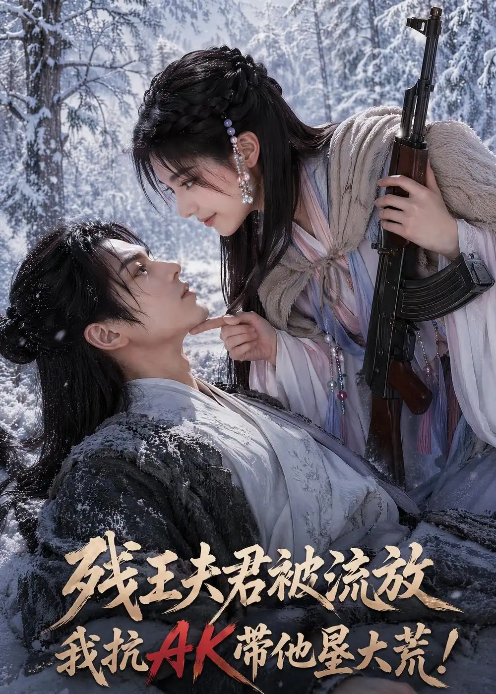 《残王夫君被流放，我抗AK带他垦大荒！（84集）（夸克网盘）》短剧封面