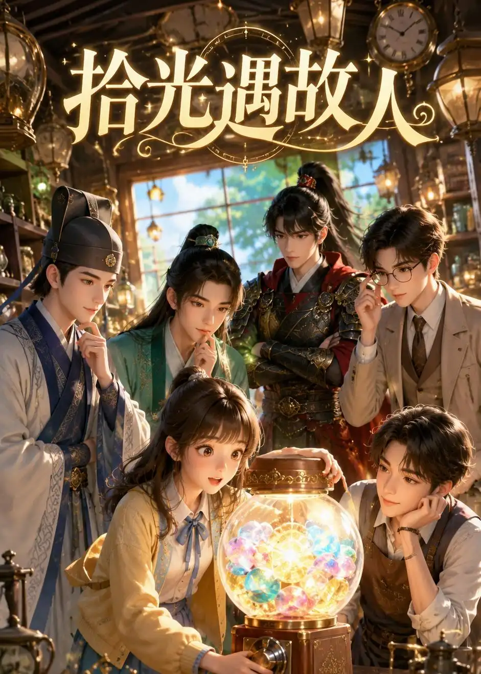 《拾光遇故人（45集）AI短剧 (2026)》短剧封面