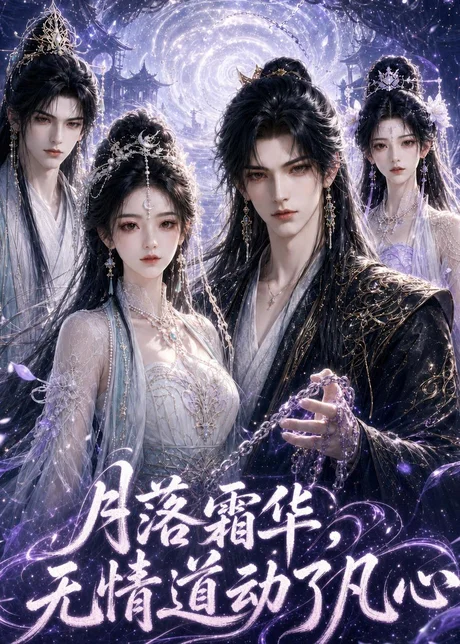 《月落霜华，无情道动了凡心（58集）（百度网盘）》短剧封面