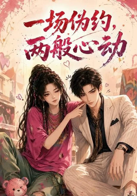 《一场伪约，两般心动（64集）（夸克网盘）》短剧封面