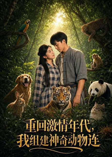 《重回激情年代，我组建神奇动物连（79集）孙嘉贺＆吴炫汶（百度网盘）》短剧封面