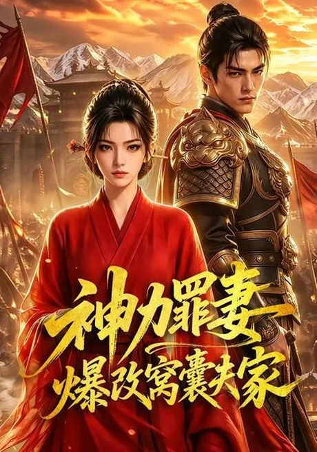 《神力罪妻爆改窝囊夫家（70集）（夸克网盘）》短剧封面
