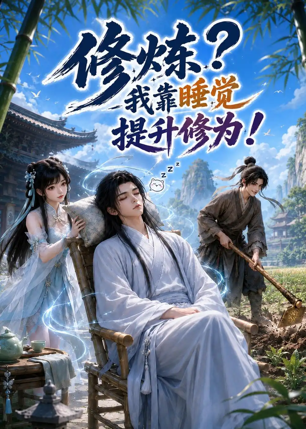 《修炼?我靠睡觉提升修为!(80集)(夸克网盘)》短剧封面