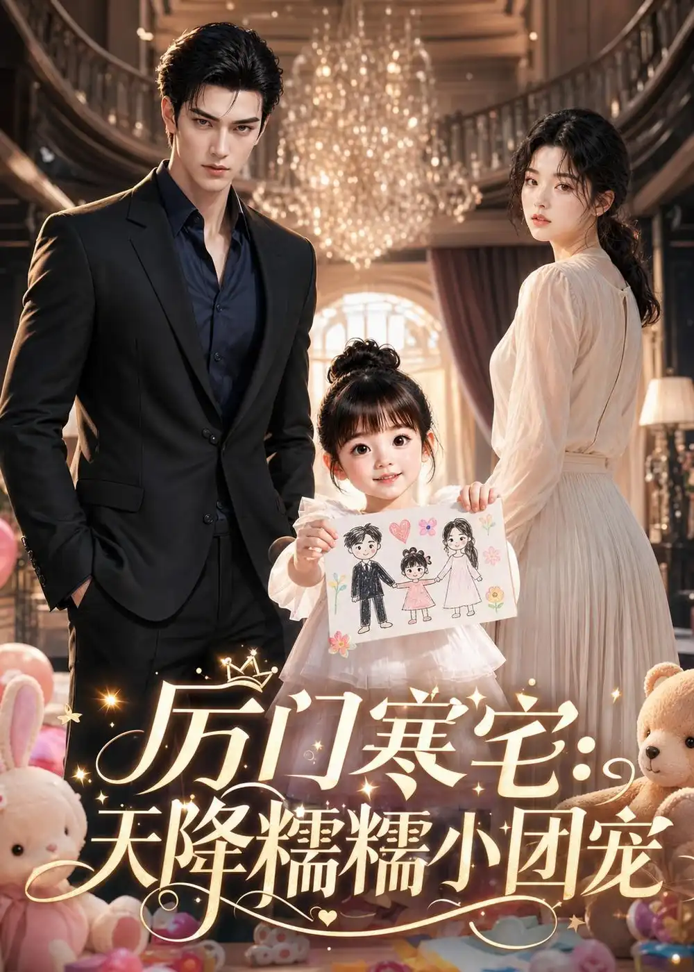 《厉门寒宅：天降糯糯小团宠（37集）（夸克网盘）》短剧封面