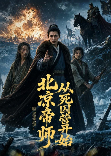 《北凉帝师：从死囚营开始（63集）AI短剧（百度网盘）》短剧封面