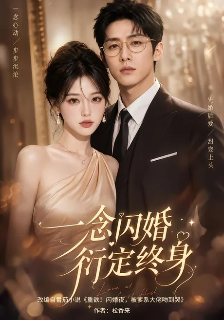 《一念闪婚衍定终身（100集）（夸克网盘）》短剧封面
