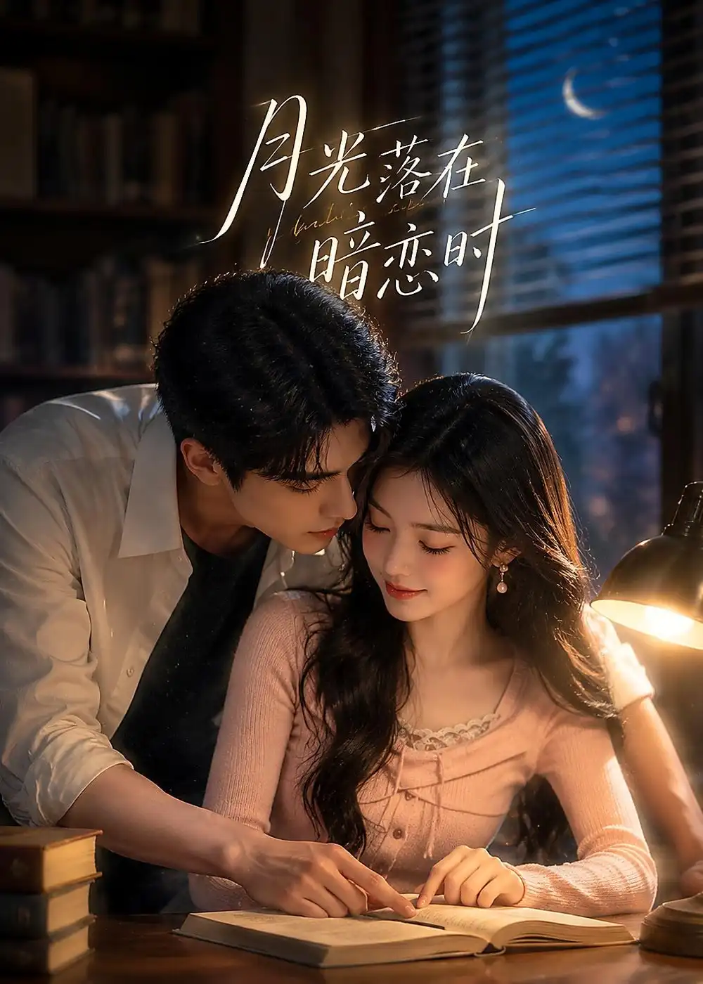 《月光落在暗恋时(40集)（夸克网盘）》短剧封面