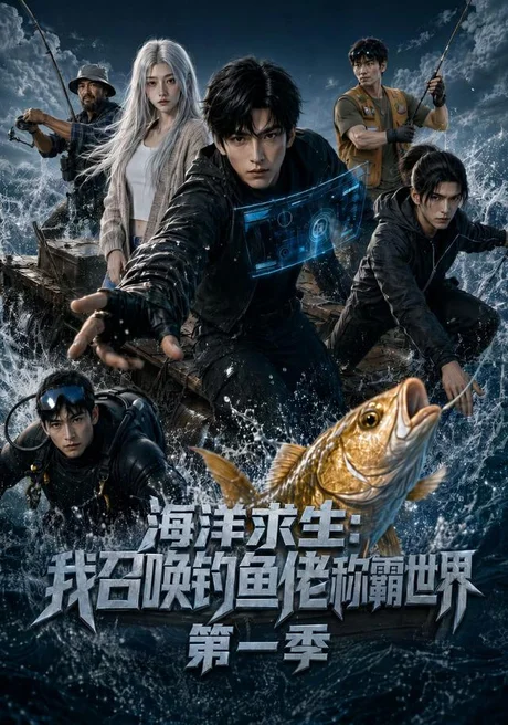 《海洋求生：我召唤钓鱼佬称霸世界第一季（151集）（夸克网盘）》短剧封面