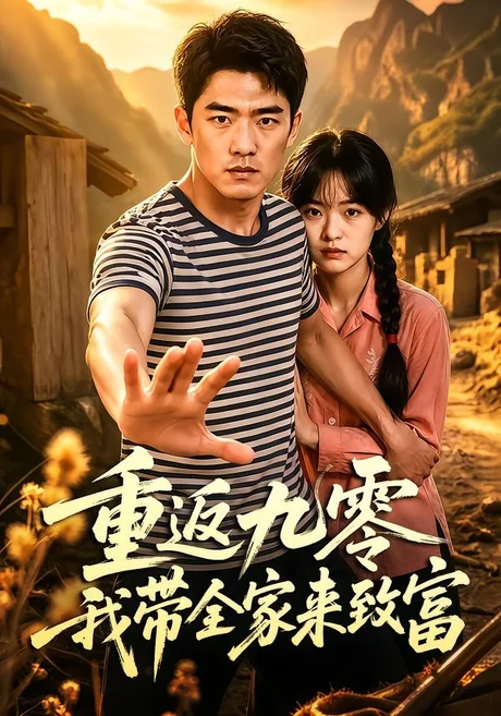 《重返九零我带全家来致富（60集）（夸克网盘）》短剧封面