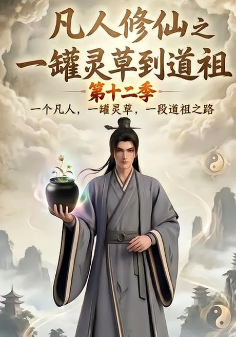 《凡人修仙之一罐灵草到道祖第十二季（104集）（夸克网盘）》短剧封面