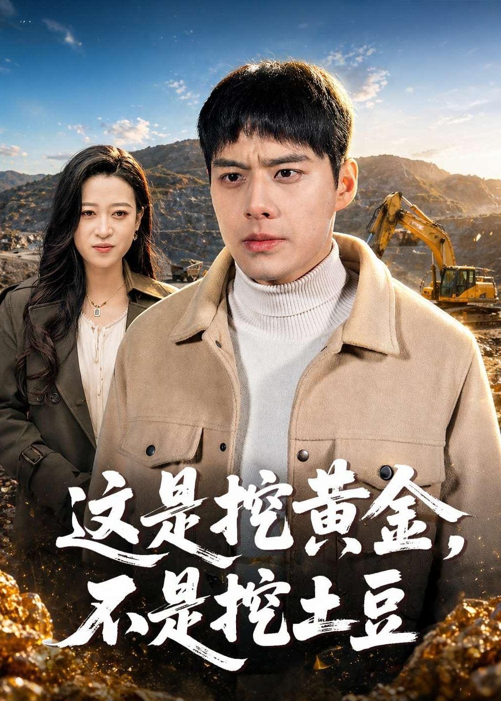 《这是挖黄金,不是挖土豆(79集)任伯涛&肖丹(百度网盘)》短剧封面