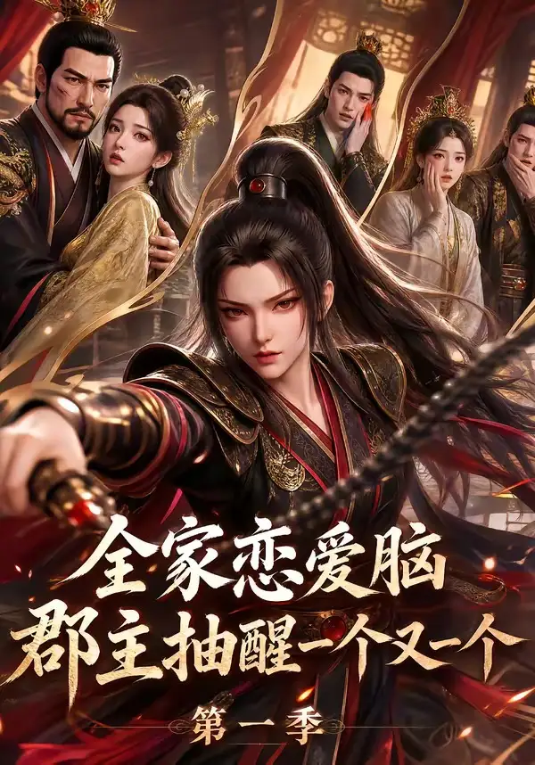 《全家恋爱脑？郡主抽醒一个又一个第一季（120集）AI短剧 (2026)》短剧封面