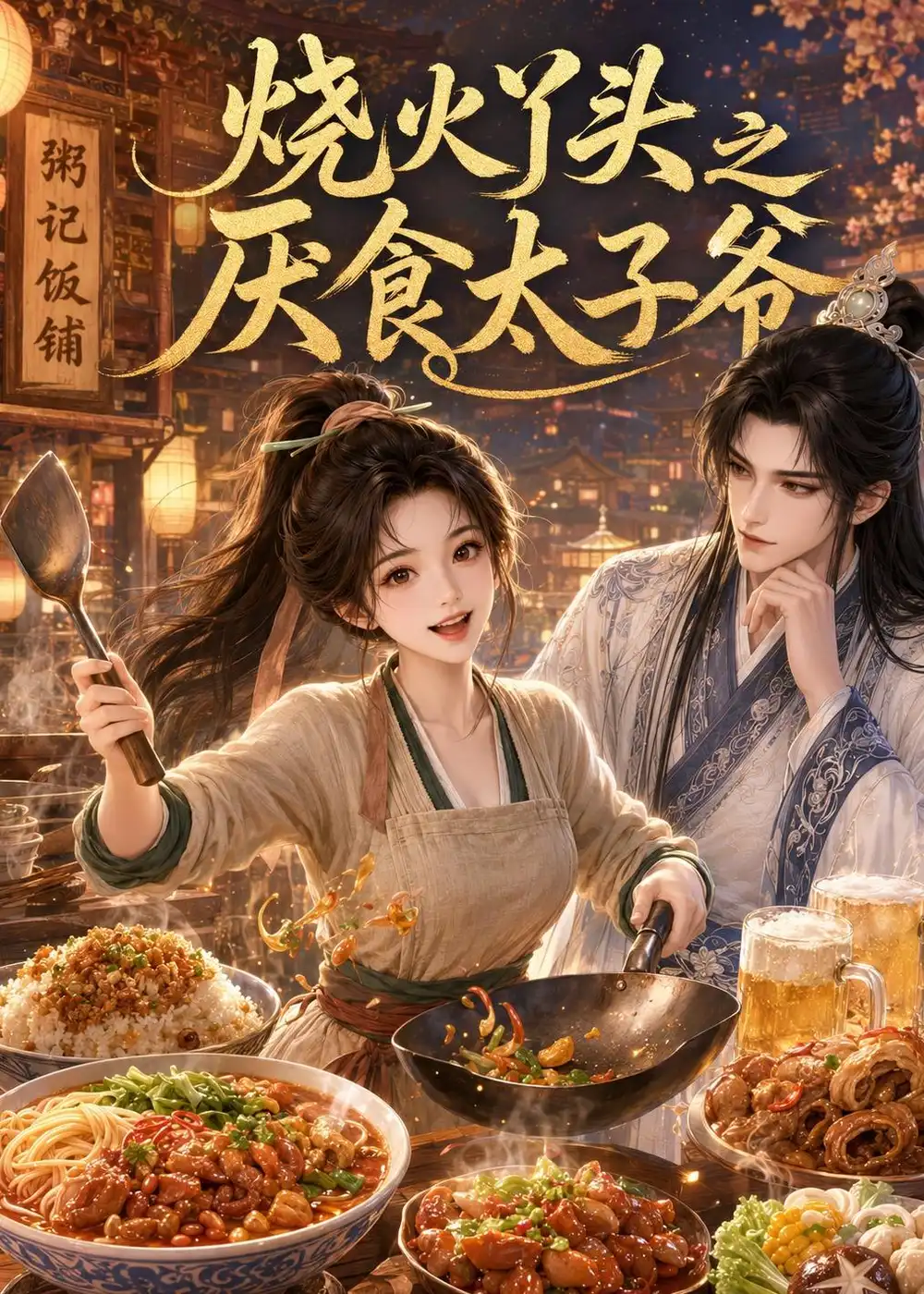 《烧火丫头之厌食太子爷（35集）（夸克网盘）》短剧封面