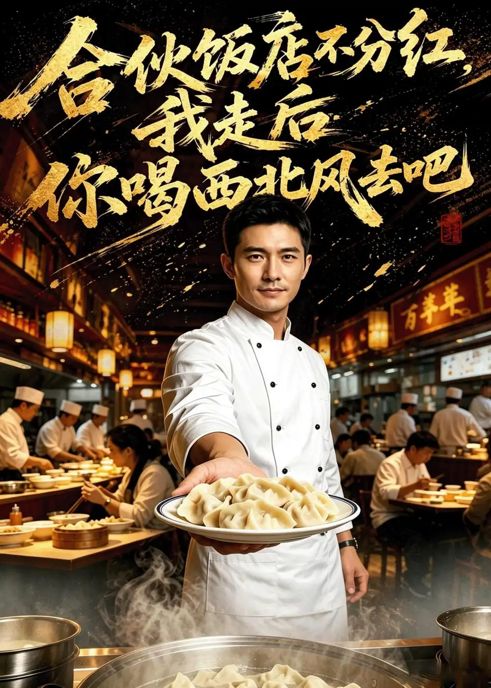 《合伙饭店不分红，我走后你喝西北风去吧（50集）（夸克网盘）》短剧封面