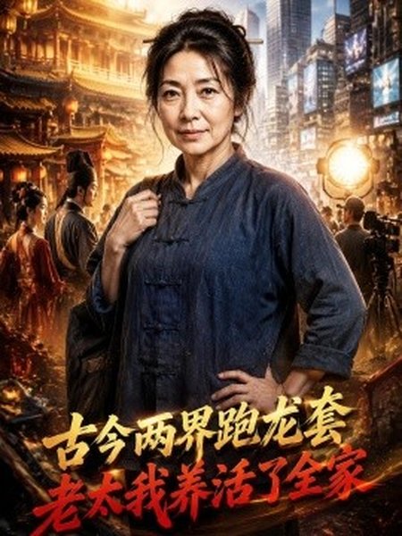 《古今两界跑龙套,老太我养活了全家(118集)Ai短剧(百度网盘)》短剧封面