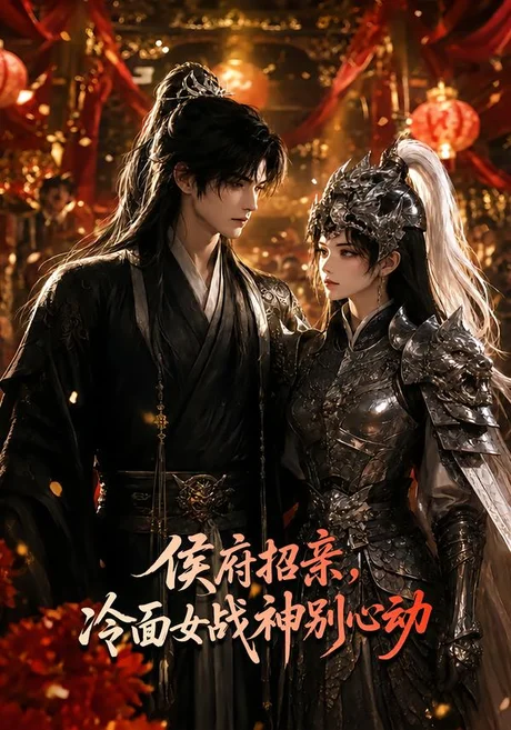 《侯府招亲，冷面女战神别心动（61集）（夸克网盘）》短剧封面