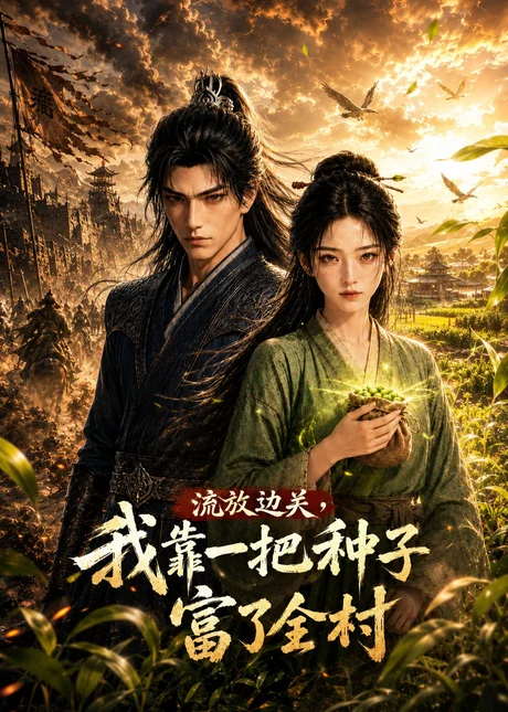 《流放边关，我靠一把种子富了全村（60集）（百度网盘）》短剧封面