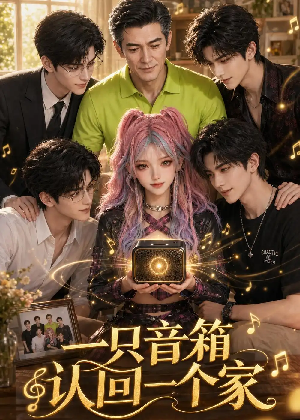 《一只音箱认回一个家（98集）（夸克网盘）》短剧封面