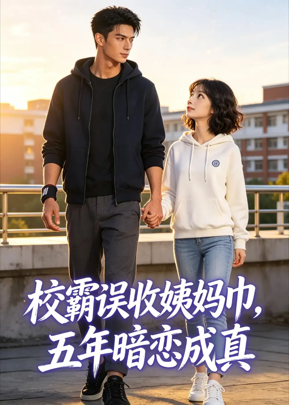 《校霸误收姨妈巾，五年暗恋成真（35集）AI短剧 (2026)》短剧封面