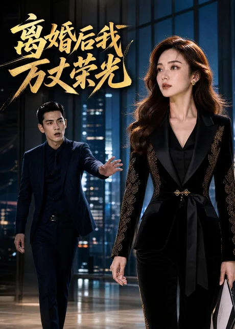 《离婚后我万丈荣光(58集)(夸克网盘)》短剧封面