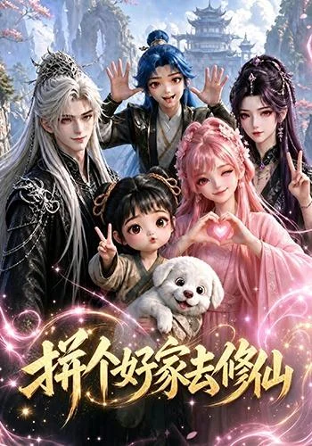 《拼个好家去修仙（100集）（夸克网盘）》短剧封面