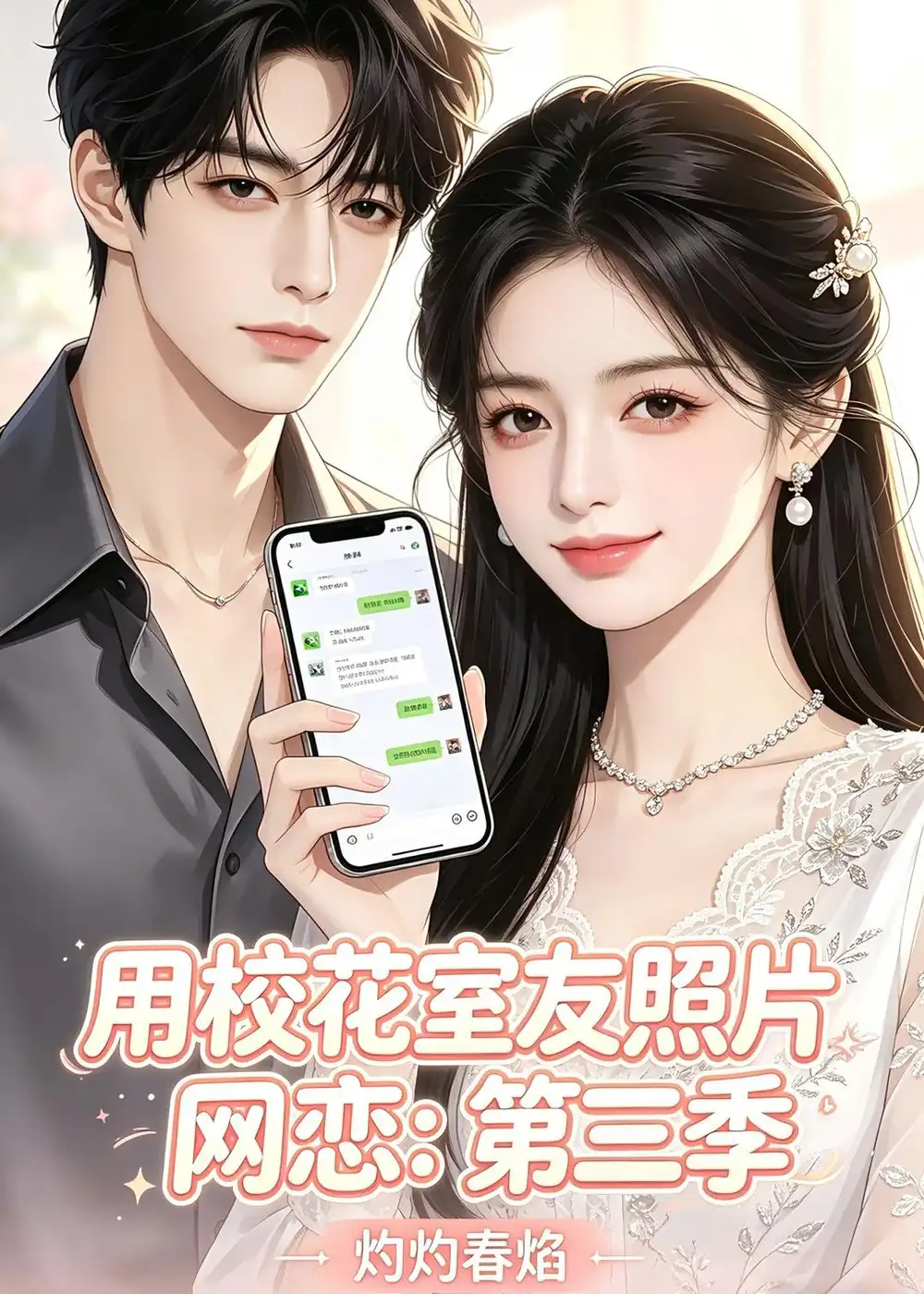 《用校花室友照片网恋：第三季，灼灼春焰（61集）AI短剧 (2026)》短剧封面