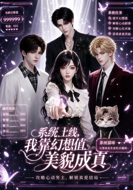 《系统上线，我靠幻想值美貌成真（60集）（夸克网盘）》短剧封面
