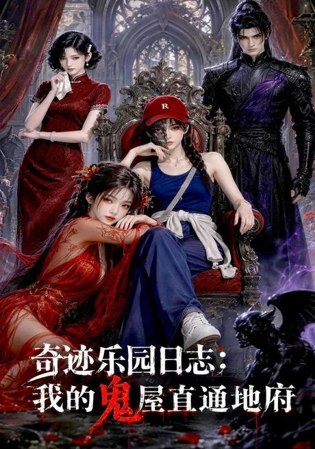 《奇迹乐园日志:我的鬼屋直通地府(76集)(夸克网盘)》短剧封面