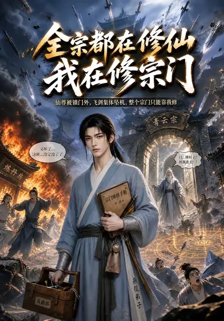 《全宗都在修仙我在修宗门（50集）（夸克网盘）》短剧封面