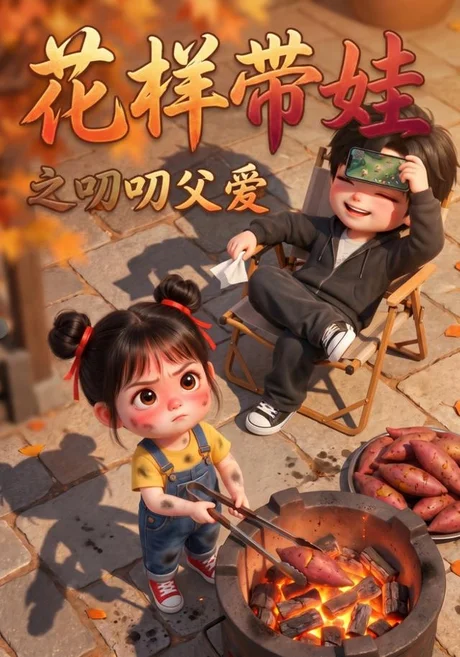 《花样带娃之叨叨父爱(101集)(夸克网盘)》短剧封面